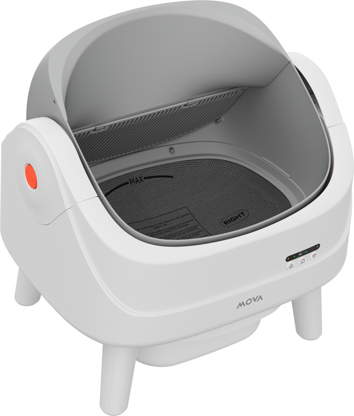 Mova Automatische kattenbak LB10 Air Wit binnenkant