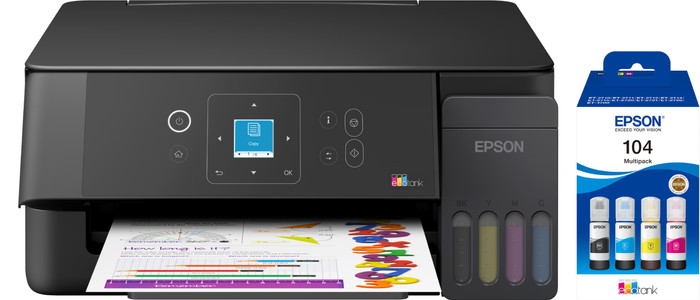 Epson EcoTank ET-2920 + 1 set extra inktflesjes Main Image