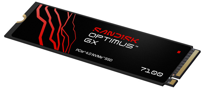 SANDISK Optimus GX 7100 1TB NVMe SSD voorkant
