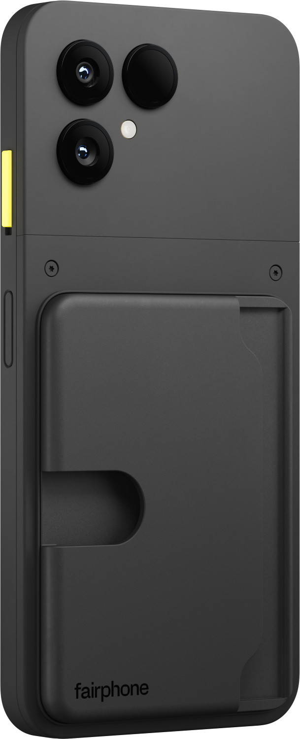 Fairphone Kaarthouder voor Fairphone 6 Zwart product in gebruik