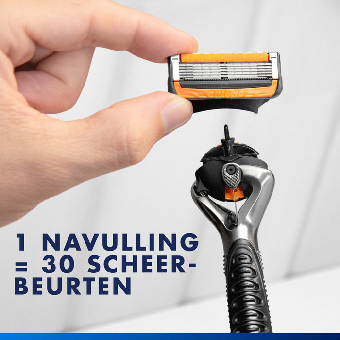 Gillette Proglide Power product in gebruik