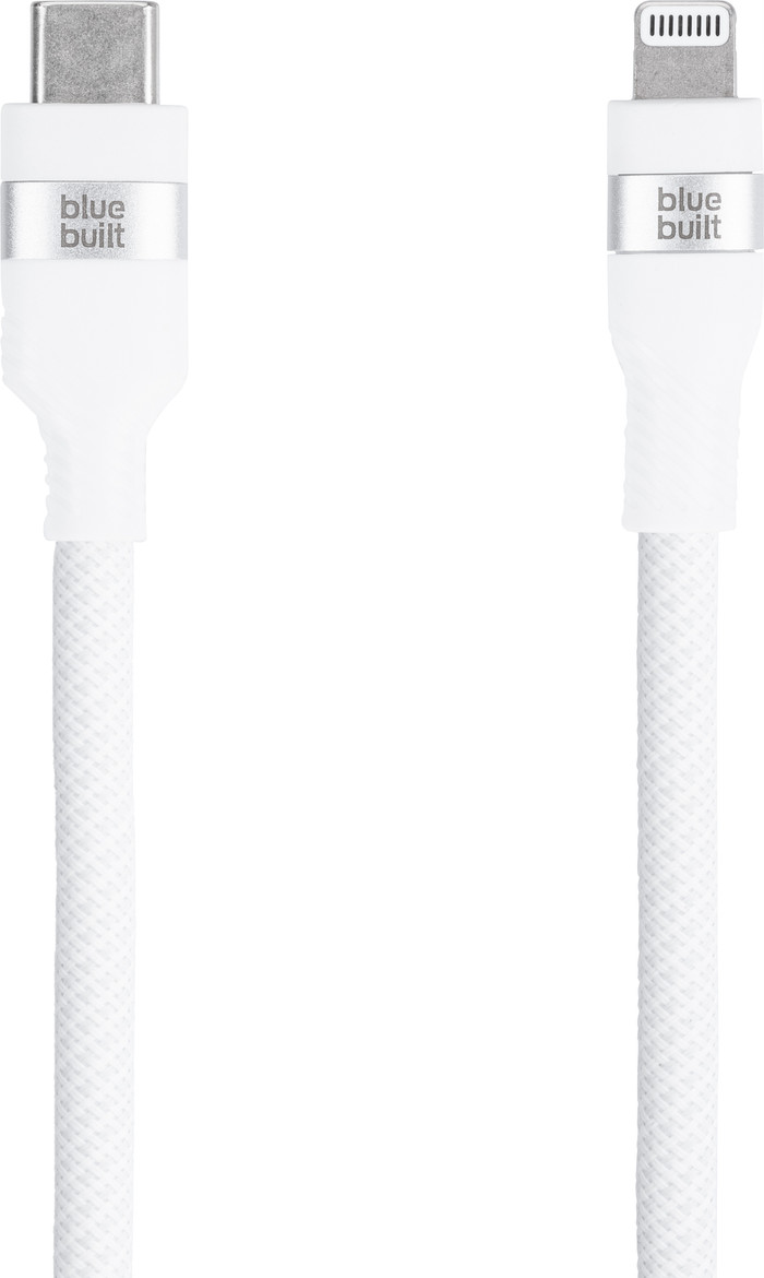 BlueBuilt Usb C naar Lightning Kabel 3m Nylon Wit Main Image
