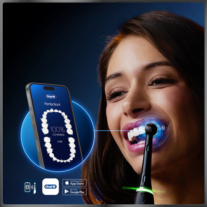 Oral-B iO 10 Black product in gebruik