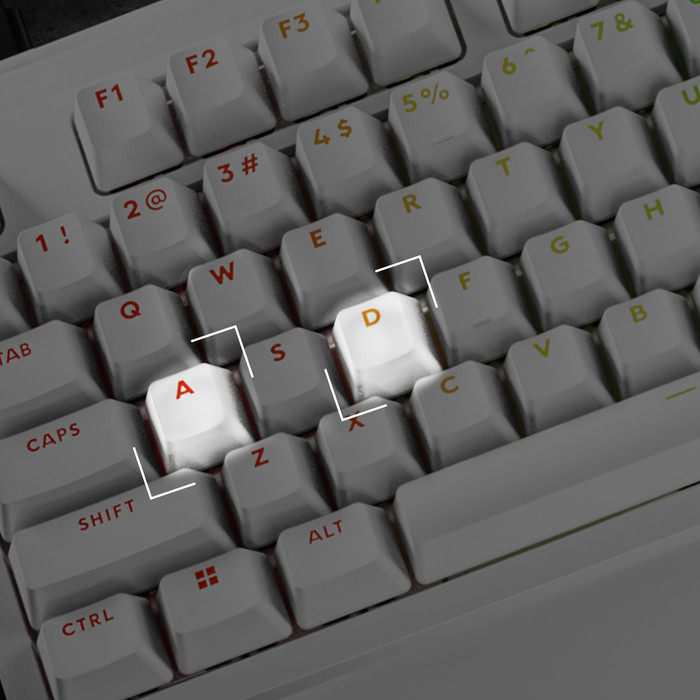 Logitech G PRO X2 RAPID TKL Gaming Toetsenbord Wit Qwerty detail