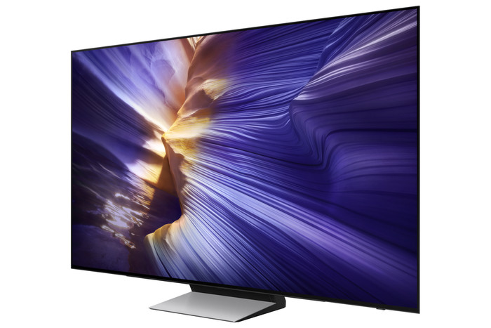 Samsung 83" OLED S90F 4K (2025) + Samsung HW-QS700F (2025) rechterkant