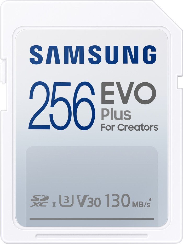 Samsung SDXC EVO Plus 256GB 120MB/s Main Image