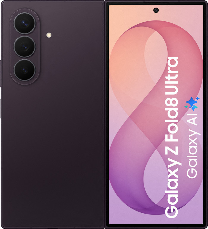 Samsung Galaxy Z Fold 8 Ultra 256GB Paars 5G achterkant