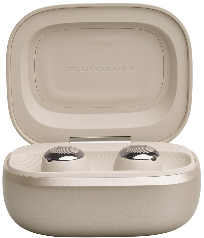 JBL Live Buds 4 Champagne front