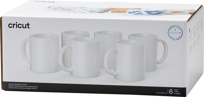 Cricut Mug 350ml 6-Pack (White) null