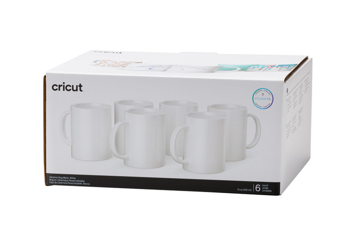 Cricut Mug 440ml 6-Pack (White) null