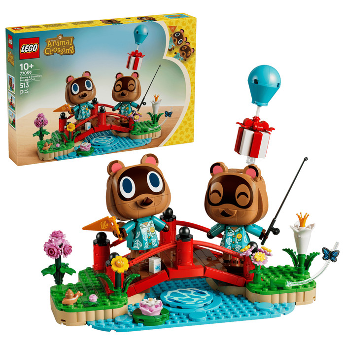 LEGO Animal Crossing Dagje vrij met Timmy en Tommy 77059 rechterkant