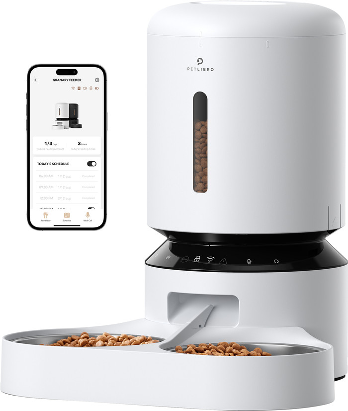 Petlibro Automatische Voerbak met Wifi dual PLAF103 Wit Main Image