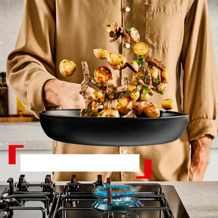 Tefal Excell'Cook Koekenpan 28 cm product in gebruik