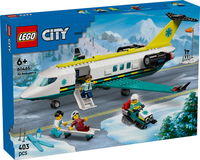 LEGO City Ambulancevliegtuig 60465 verpakking