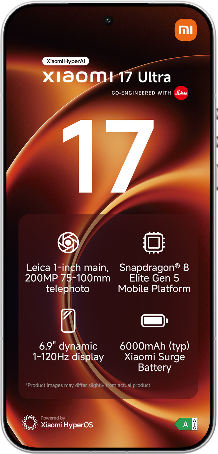 Xiaomi 17 Ultra 512GB Wit 5G voorkant