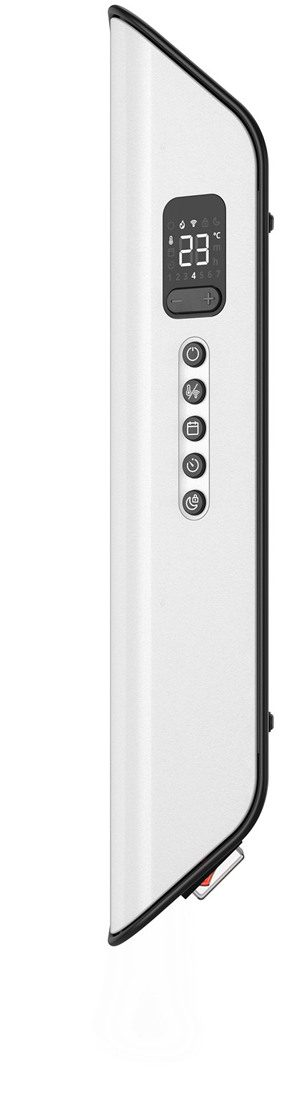 Duux Edge Smart Convector 1500 W Blanc côté droit