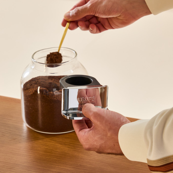 KRUPS Coffee Crush SA4001 product in use