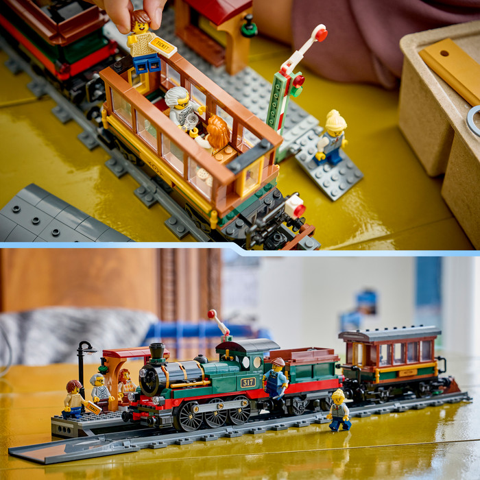 LEGO City Vintage stoomtrein 60511 product in gebruik