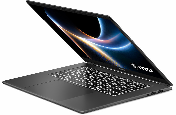 MSI Prestige 16 Flip AI+ C3MTG-054NL OLED QWERTY rechterkant