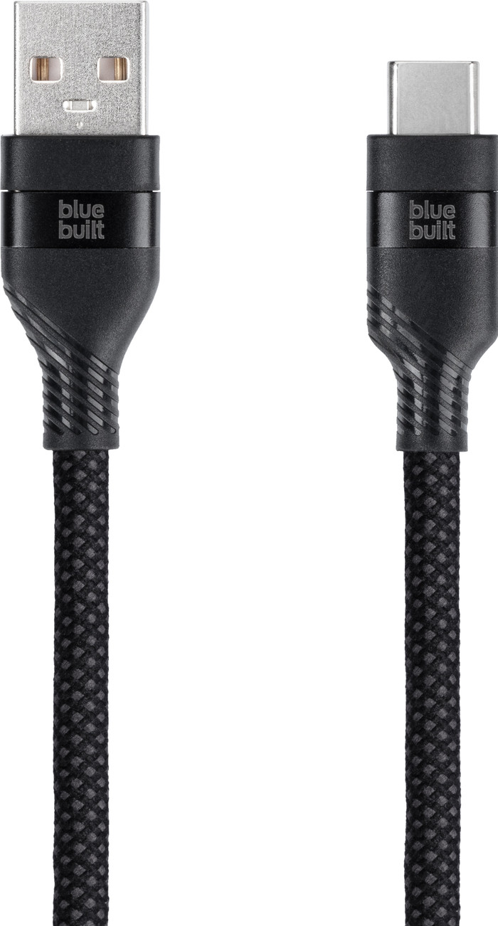 BlueBuilt Usb A naar Usb C Kabel 1,5m Nylon Zwart Main Image