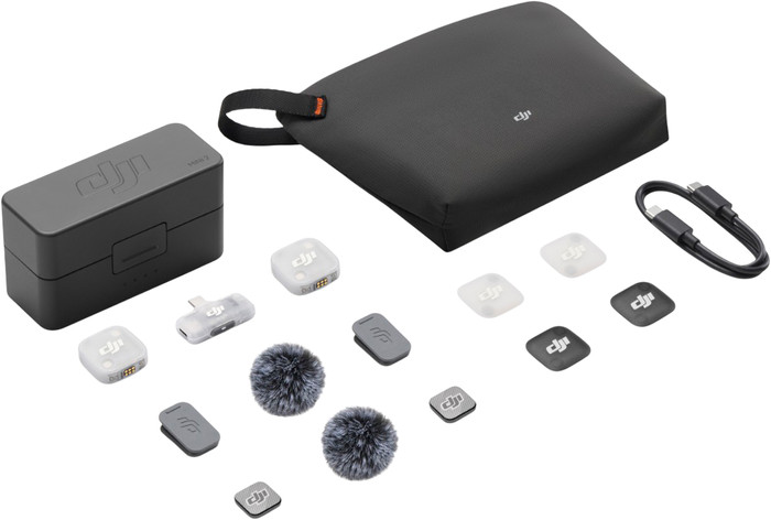 DJI Mic Mini 2 Mobile Receiver + Charging Case (for DJI Mic and Mic Mini Series) accessory