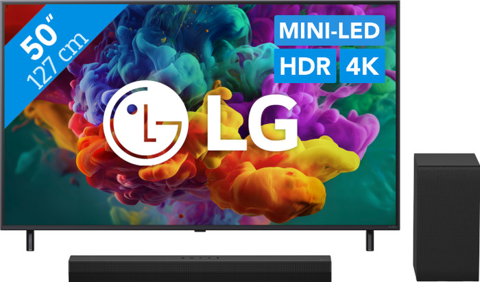LG Mini-led 50" QNED85 (2026) + LG DS40T Main Image