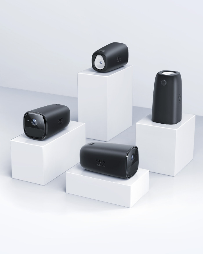 Eufycam 2 Pro Skin  Zwart - 2-pack visual leverancier