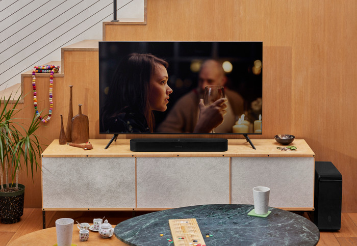 Sonos Beam Gen2 Zwart + 2x Era 100 Zwart product in gebruik