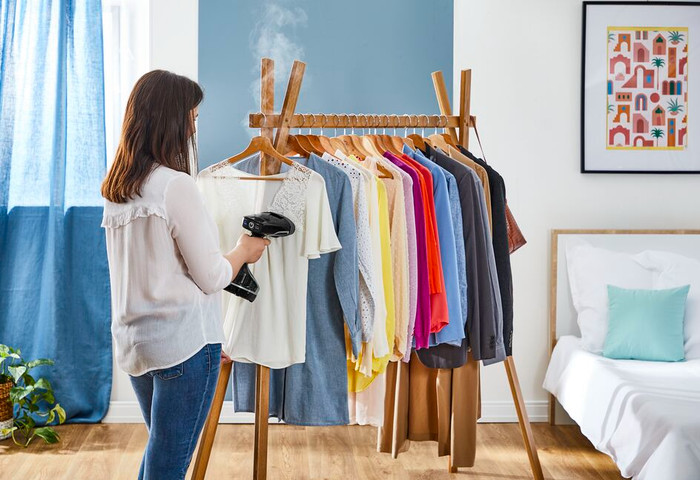 Tefal DT8270 Access Steam Force product in use