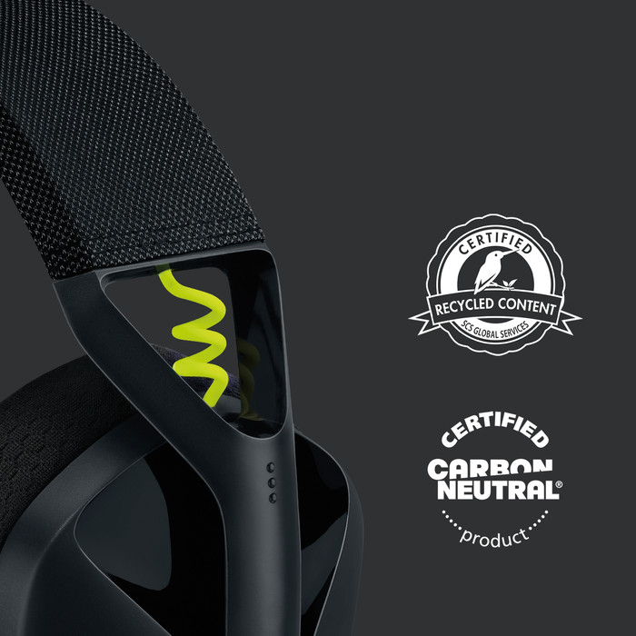 Logitech G435 LIGHTSPEED Wireless Gaming Headset Zwart null