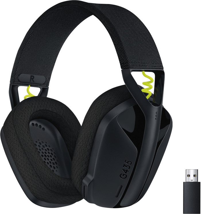 Logitech G435 LIGHTSPEED Wireless Gaming Headset Zwart Main Image