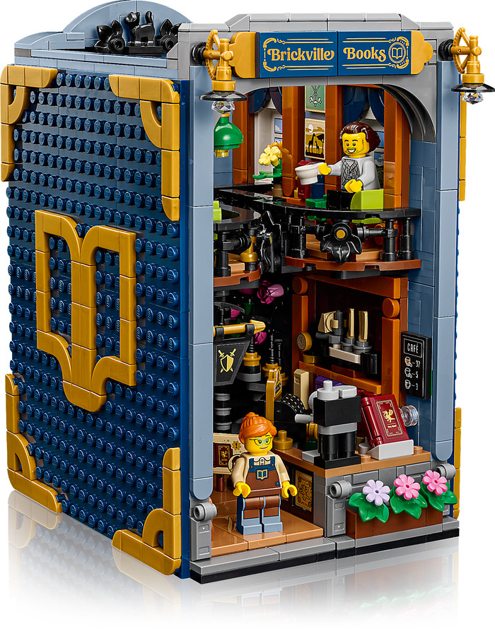 LEGO Icons Boekensteun: Boekhandel 11379 detail