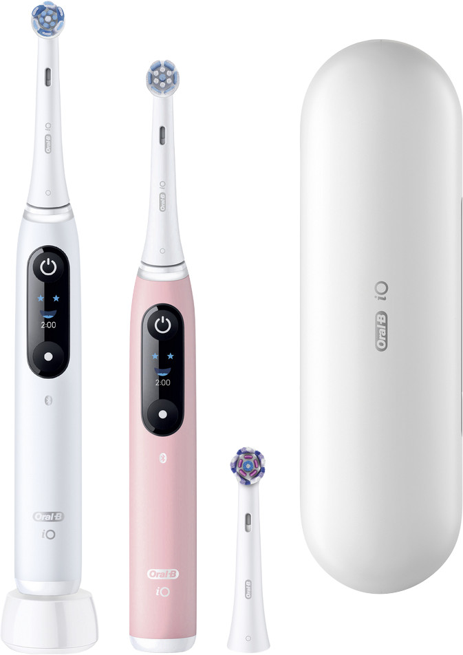 Oral-B iO 6 Wit en Roze Duo Pack Main Image