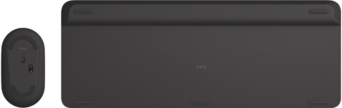 Logitech MK470 Slim Draadloos Toetsenbord en Muis Grijs QWERTY null
