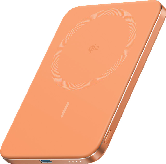 Anker Nano MagGo Draadloze Powerbank met MagSafe en Qi2 5.000 mAh Oranje Main Image