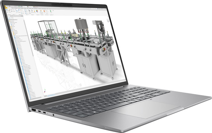 HP ZBook 8 G2i 16'' Copilot+ PC - DN8J1ET Qwerty linkerkant