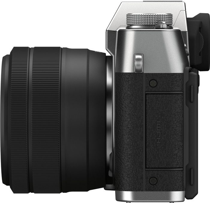 Fujifilm X-T30 II Body Silver + 15-45mm f/3.5-5.6 left side