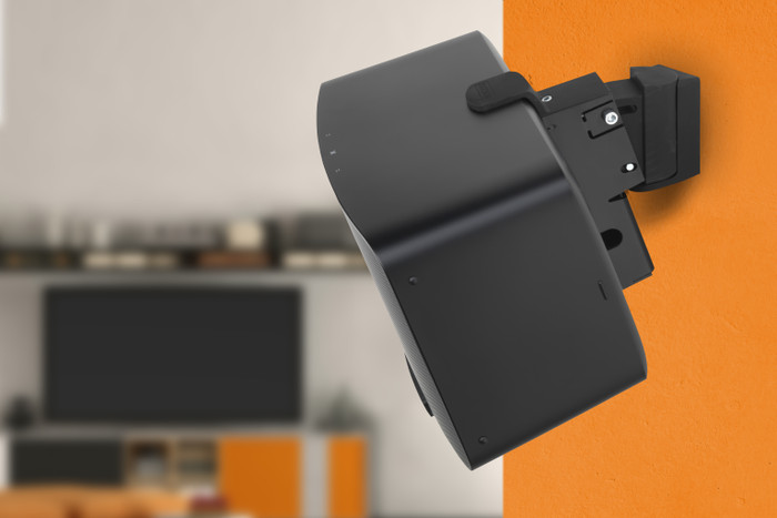 Flexson muurbeugel Sonos Five Zwart product in gebruik