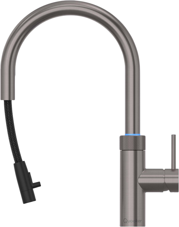 Quooker PRO3 + Quooker Flex Round Gunmetal product in gebruik