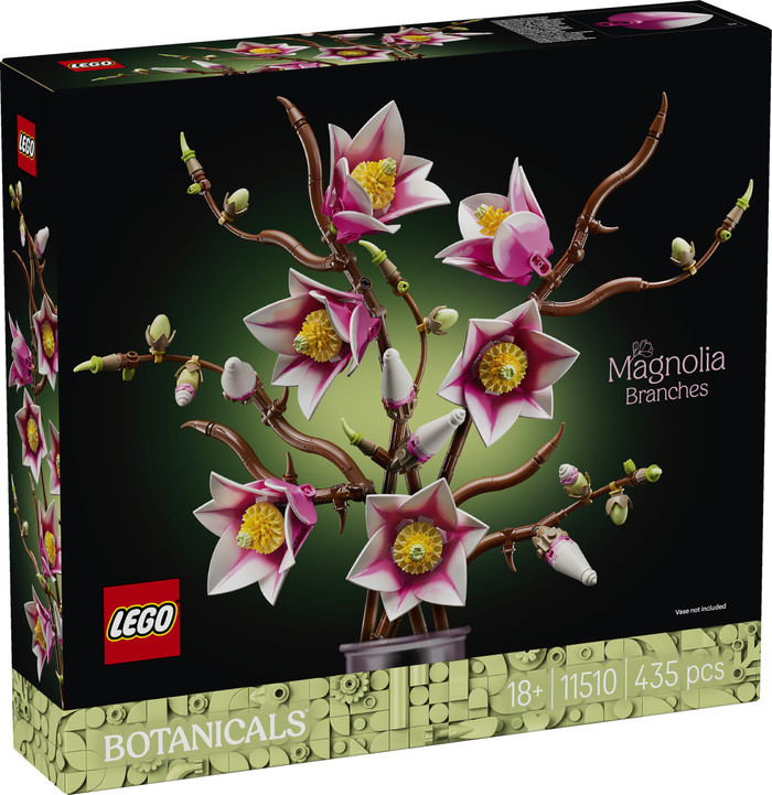 LEGO Botanicals Magnoliatakken 11510 verpakking