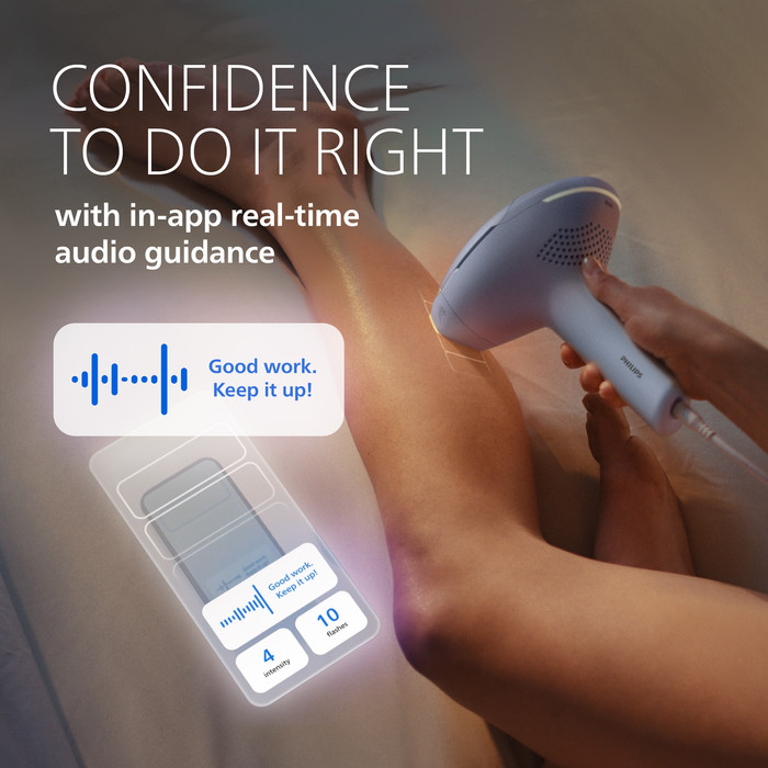 Philips Lumea IPL 9900 Pro Series BRC333/00 product in gebruik