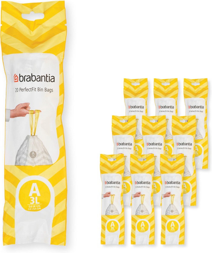 Brabantia Sacs Poubelle Code A - 3 Litres (120 pièces) Main Image