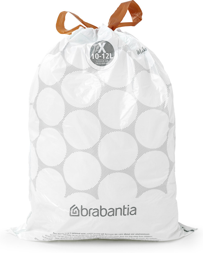 Brabantia Sacs Poubelle Code X - 10-12 Litres (200 pièces) produit à l'usage