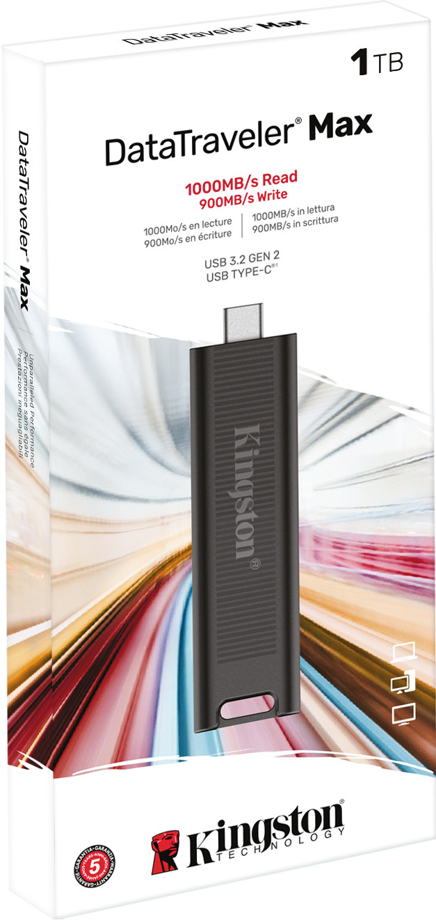 Kingston DataTraveler Max 1TB packaging