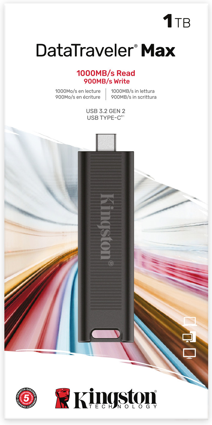 Kingston DataTraveler Max 1TB packaging