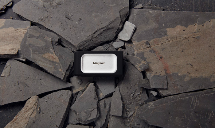 Kingston XS2000 Portable SSD 2TB product in gebruik