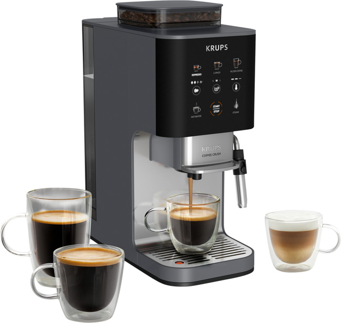 Krups Coffee Crush SA404BB linkerkant
