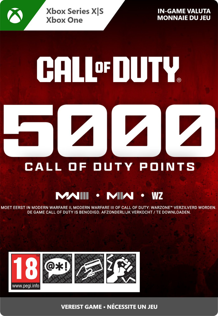 Call of Duty 5.000 Points Xbox Series X|S en Xbox One - Digitaal Main Image