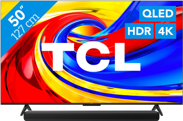 TCL 50" QLED P79L 4K (2026) + TCL S45H 2.0 Soundbar Main Image
