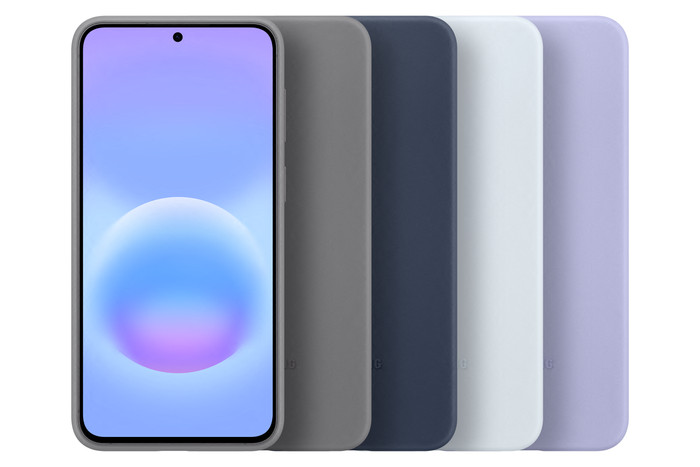 Samsung Galaxy A57 Siliconen Back Cover Donkerblauw samengesteld product